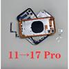 Diy housing For iPhone 11 like 17 Pro Chassis 11 Convert to 17 Pro 11 Up To 17 Pro Backshell for All Model with Big Camera