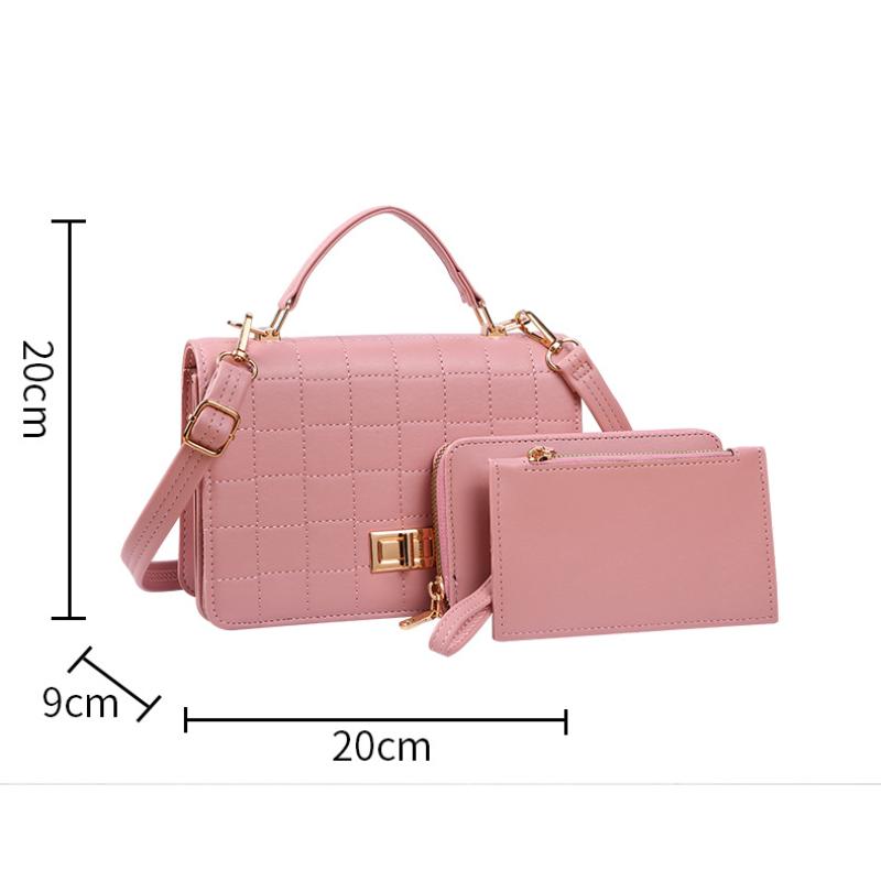 Модные клетчатые сумки через плечо для женщин — фото 8