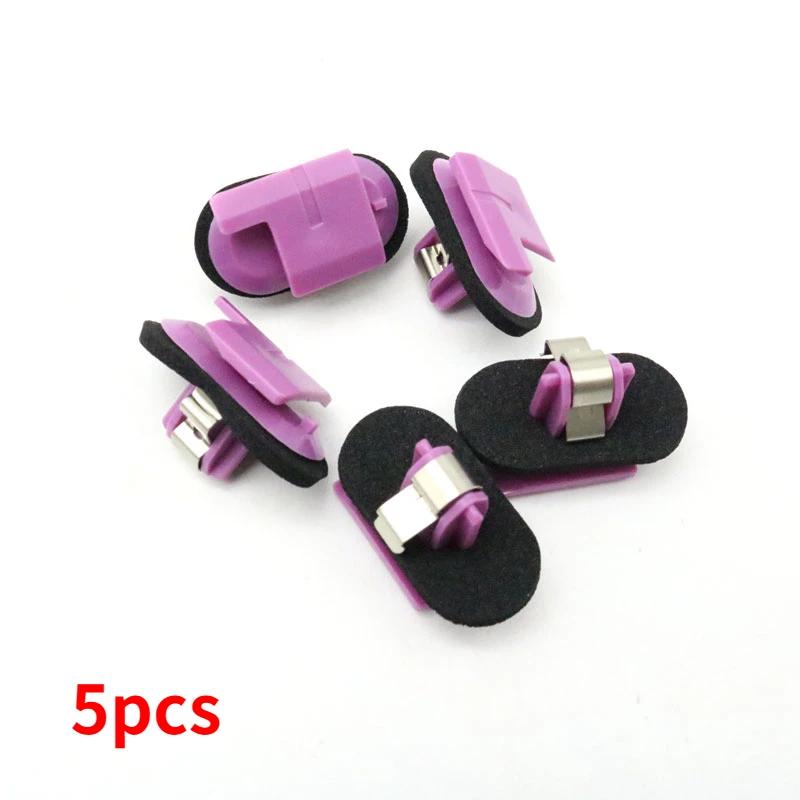 T4N6066 Front Door Sill Tread Plate Retainer Buckle Clip Snap Holder For Jaguar XE XF F-PACE I-PACE XEL XFL 5pcs