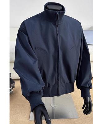 Men's Retro Stand Collar Short Baseball Jacket - Spring/Autumn Casual Loose Fit