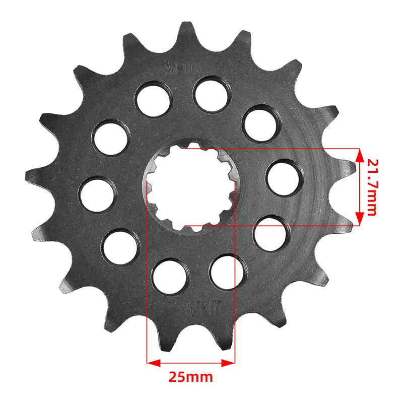525 15T 16T 17T Front Sprocket Gear Staring Wheel Cam For Suzuki Road DL650 V Strom DL650A V-Strom X VStrom ABS 2004- DL 650