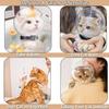Cat Muzzle Pet Grooming Cover Transparent Face Cover Cat Anti Bite Accessories cats Anti Licking Space Hood Breathable Helmet
