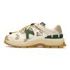 Fila Insetto Fabric Synthetic Leather TPU Comfortable Versatile Wear-Resistant Low-Top Casual Shoes Men Sneaker White Green F12M341106FWP