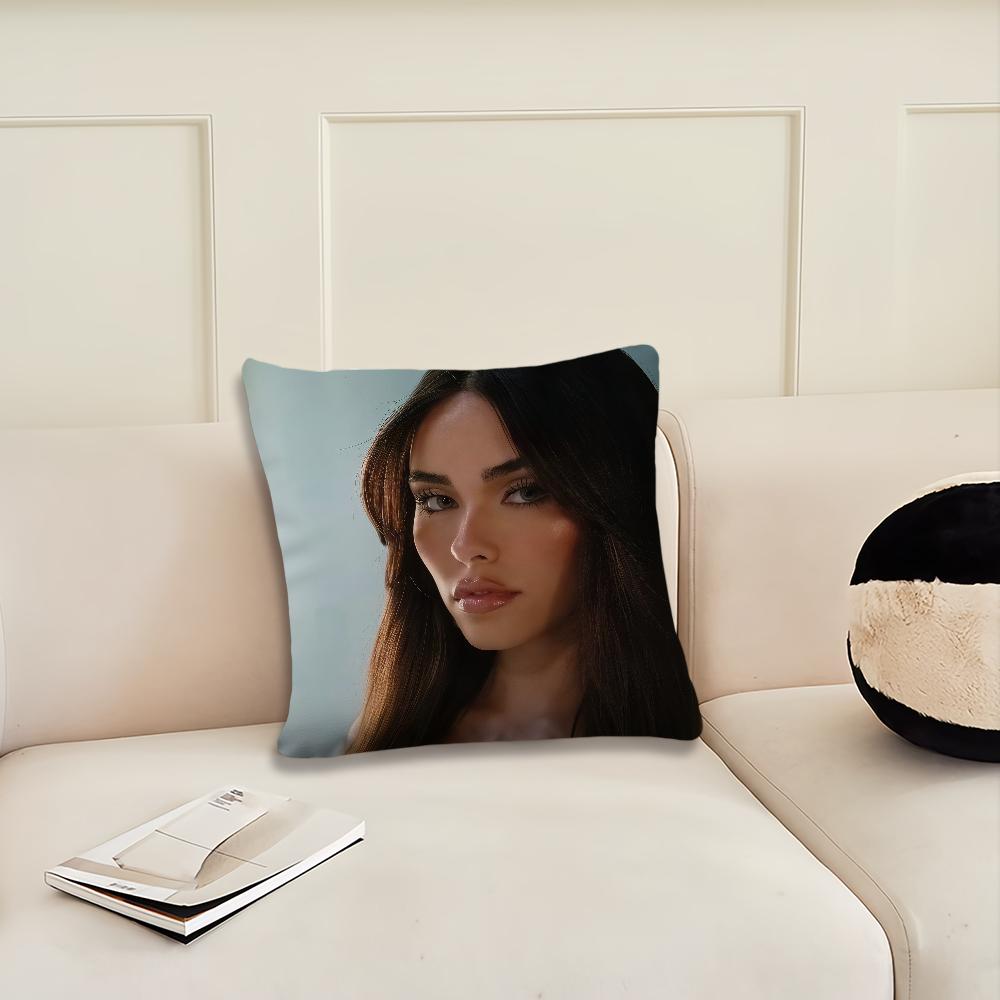 M-MadIson B-Beer Singer cushion cover Pillow Cover Decoration Room Home Sofa living Office Car Nordic Simplicity 12x12Inch
