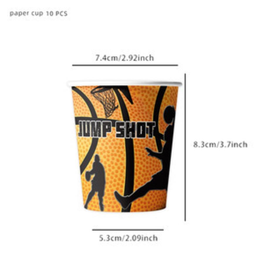 Basketball NBA Saison Party Tischgeschirr Fan Geburtstagsszene Dekoration Pappteller Servietten Tischdecke NBA