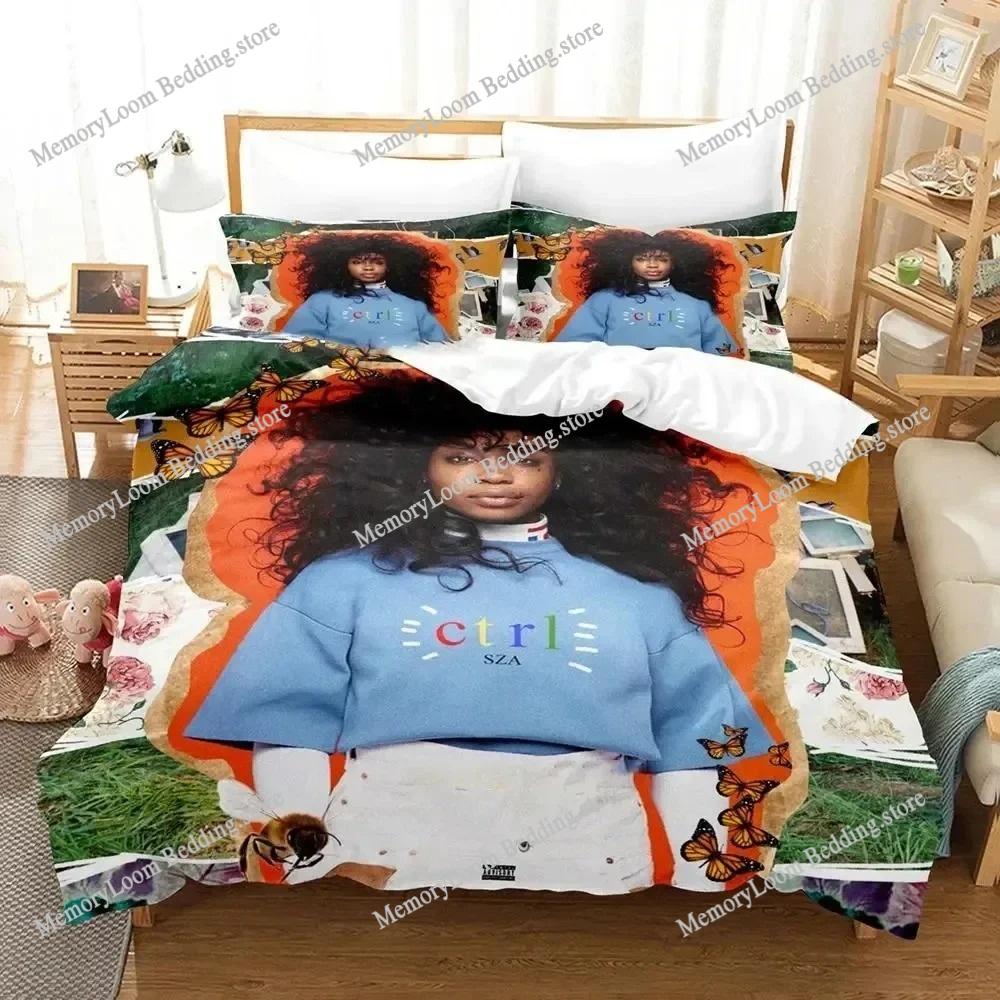 New Cozy SZA Bedding Set Single/Twin/Full/Queen/King Size Adult Kid Bedroom Soft-Touch Duvet Cover 3D Print Bed Sheet Set
