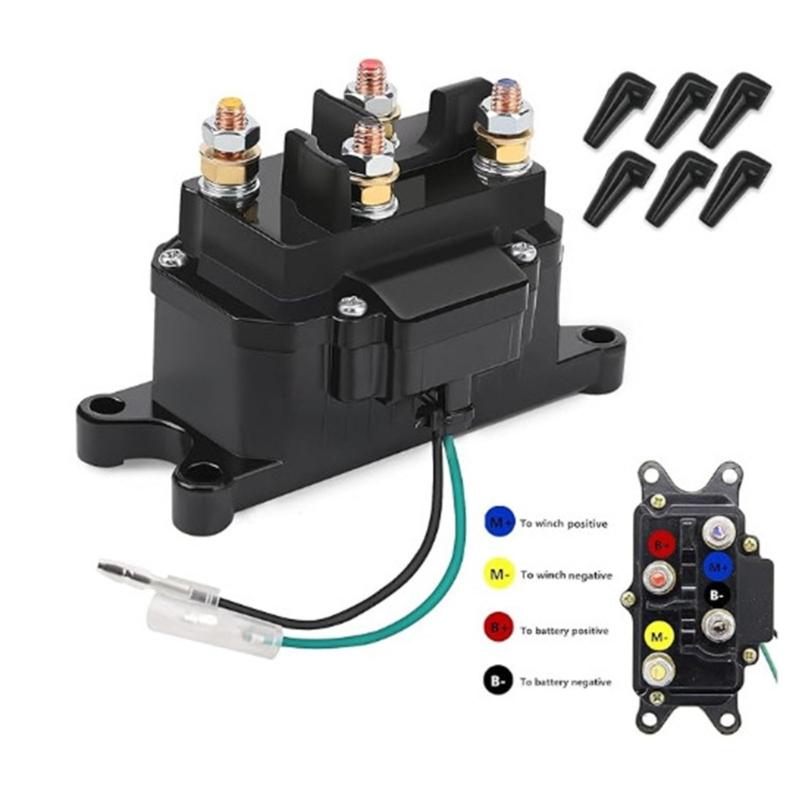 12V 300A Heavy Current Winch Relays Winch Relays Solenoid Heat Resistant For Off Road Vehicle Accessories