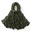 Muslim Modal Hijab Cotton Rayon Scarf for Women Double Stitching Wide Edge Rayon Shawl Islamic Thin Soft Viscose Turban Headband