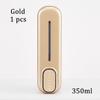 Gold Soap Dispensers Wall Mounted ABS Liquid Shampoo Shower Container 1050ml Plastic Soap Holder for Bathroom Washroom 18036