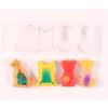 Earring Pendants Silicone Mold DIYs Animal Dog Shaped Keychain Molds Epoxy Resin