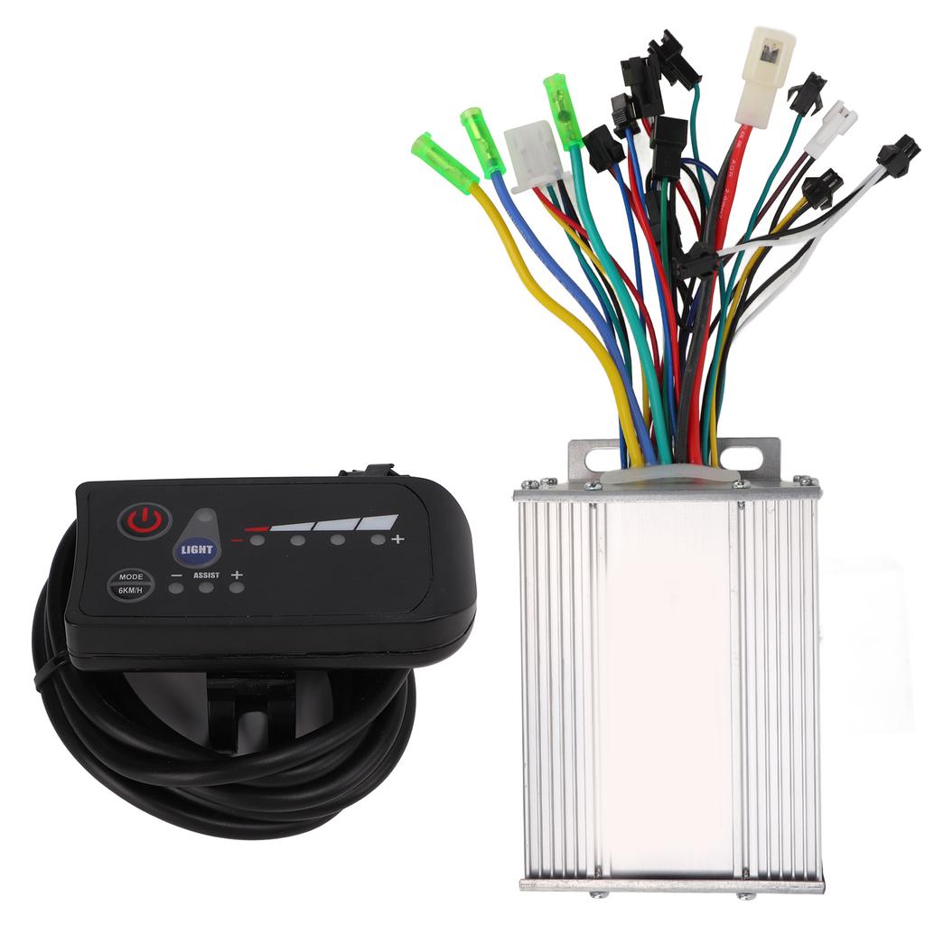 36V 450W Electric Bike Brushless Motor Controller Kit with LED Meter Durable Dual Mode Controller