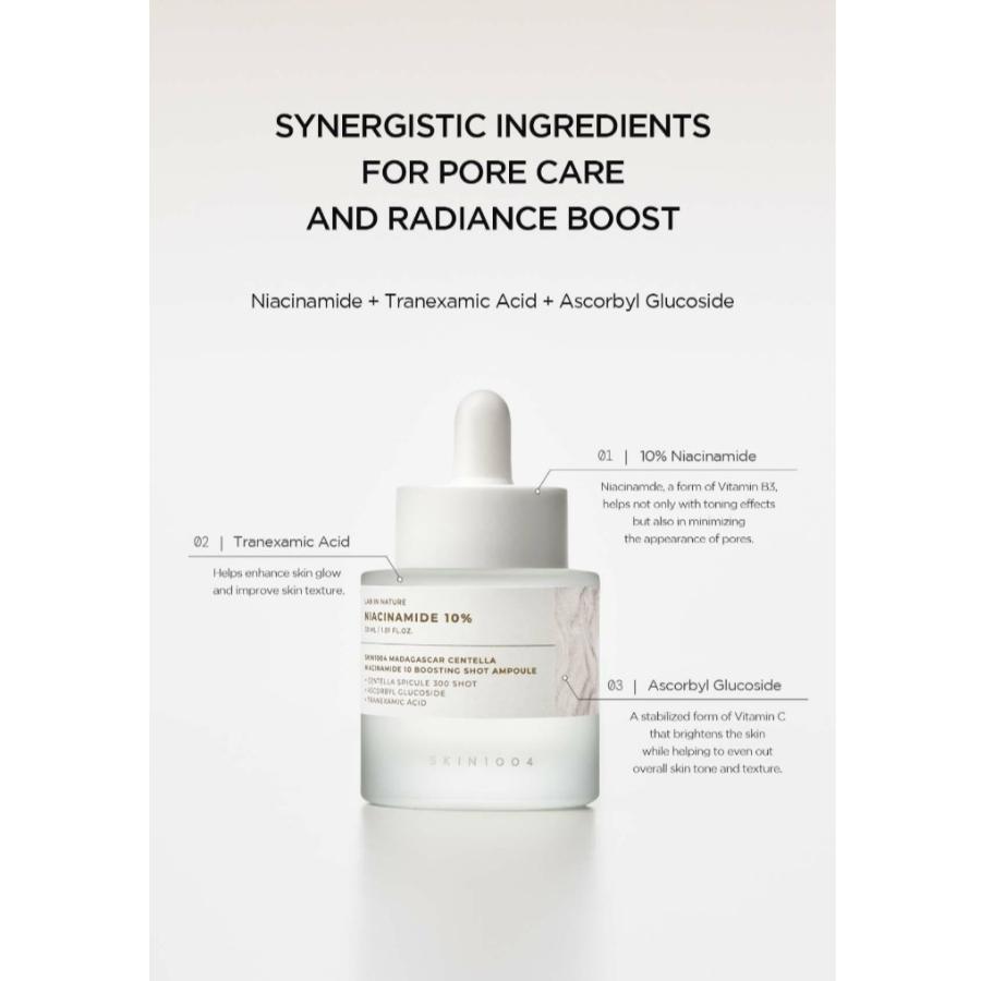 SKIN1004 Madagascar Centella Niacinamide 10 Boosting Shot Ampoule 30ml