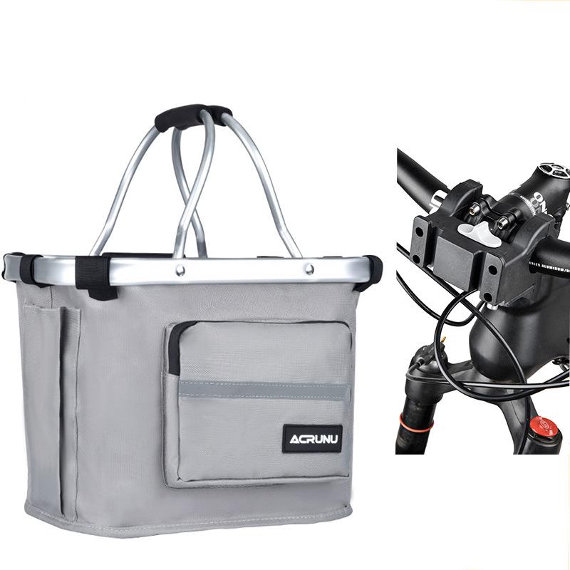 Aluminum Alloy Pet Portable Basket Waterproof Puppy Dog Cat Bicycle Carrier Outdoor Riding Mascotas Accessories for Small Dogs