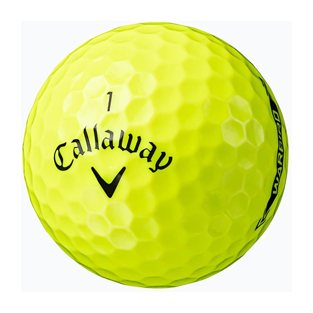 Callaway Warbird 23 Golf Balls Yellow 12 Pack 2-Piece Structure