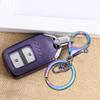 9pcs Household Colorful Iron Keyring Key Chain Clips DIY Bag Purse Jewelry Supplies