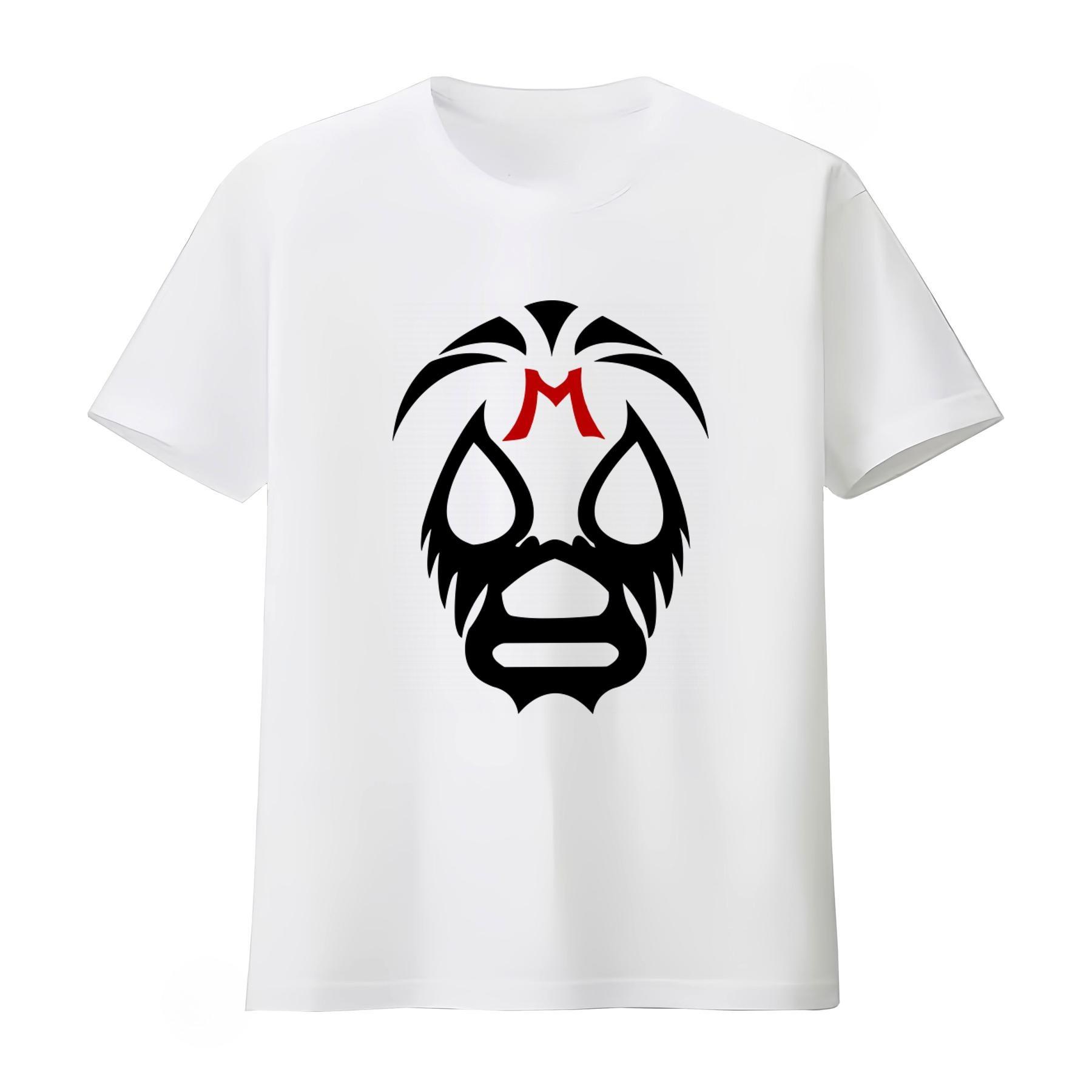 Mil Mascaras Mexican Wrestler Mask T Shirt Lucha Libre Themed Tshirt Unisexs Clothing and Womens Clothing 2026 Summer T Shirt 2XL