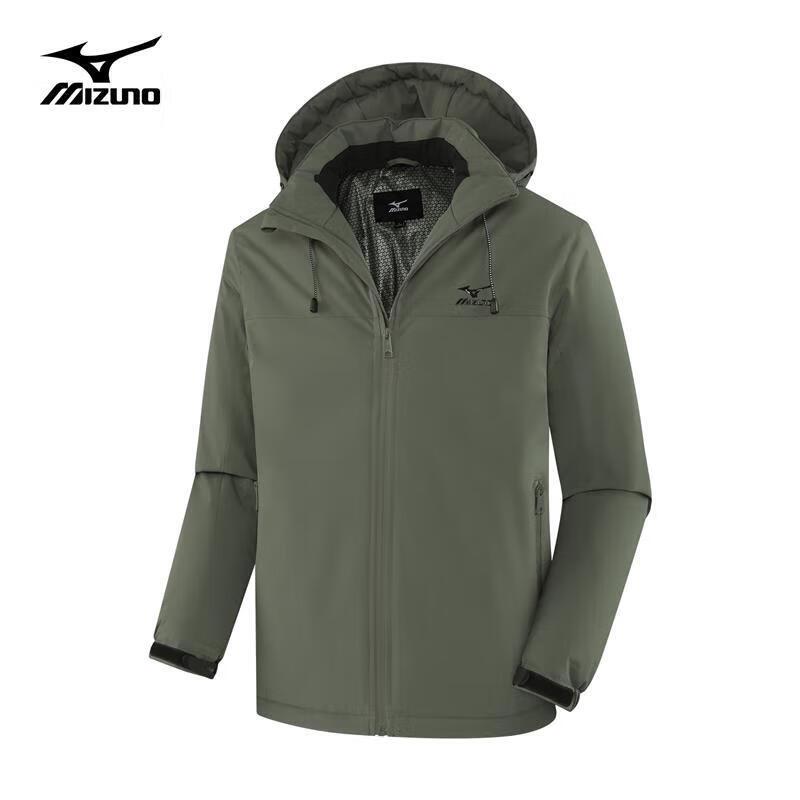Mizuno Men's Hooded Outdoor Padded Jacket