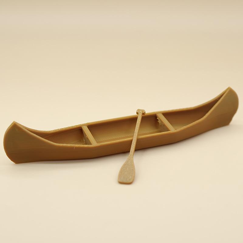 Miniature Sailing Boat 1 Set Canoe Ornament Perfect for Elegant Dollhouse Decor Display