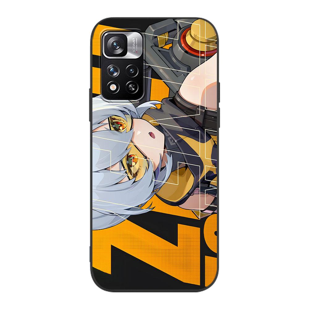 Anime Zenless Zone Zero Hülle für Xiaomi Redmi 10A 10C 9C 12C 9A 9i 10 12 9 Prime 9T K40 Pro Schwarze Weiche TPU Handyhülle