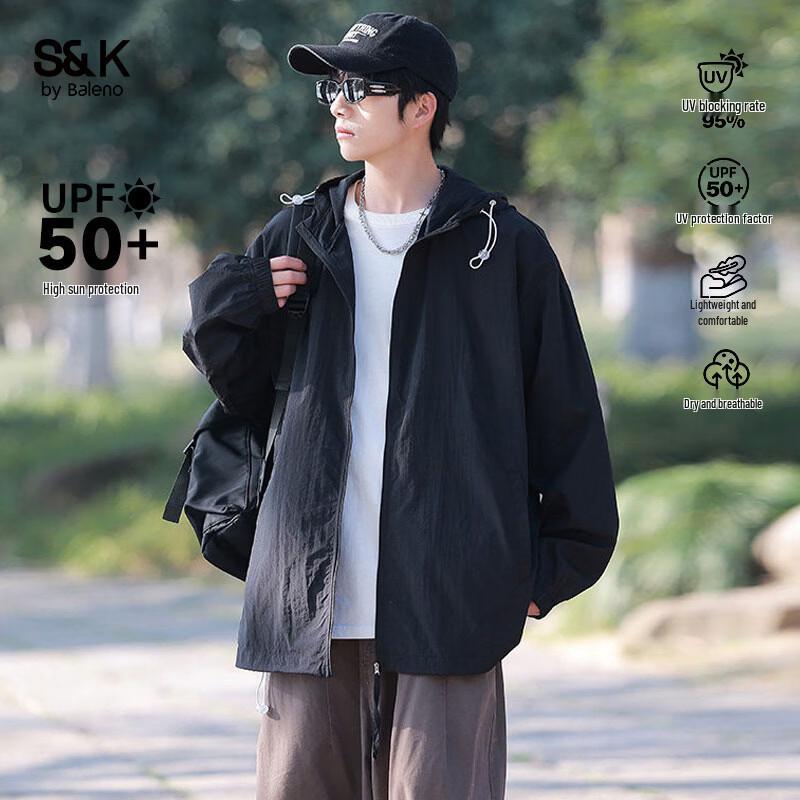 Baleno S&K Men's UPF50+ Ice Silk Sun Protection Jacket