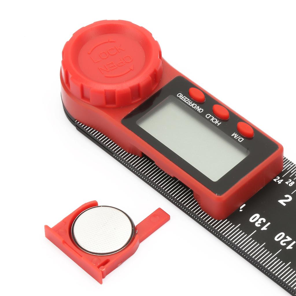 360 Degrees Plastic Digital Instrument Angle Inclinometer(200mm)