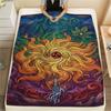 Naruto Character Print Flannel Blanket Comfortable Warm Throw for Home Sofa Bed Chair Travel Picnic Stylish Bedding -Xin