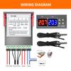 Dual Digital Display Thermostat Temperature Regulator Temperature
