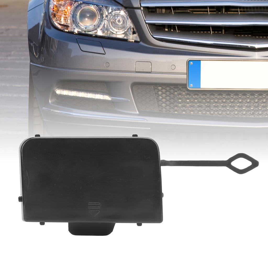 Front Bumper Tow Hook Cover Cap 2048850126 Bumper Towing Eye Cap for C-Class W204 Amg-Line 2007–2011
