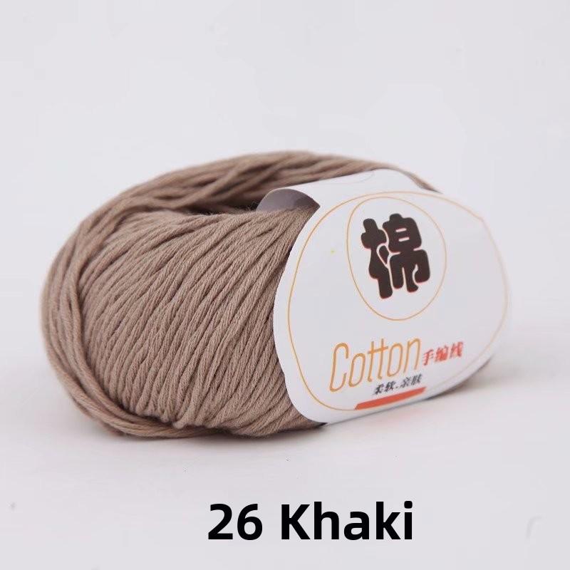 4-Ply Hand Knitted Cotton Yarn for Baby Milk Cotton DIY Wool Ball Children Sweater Fabric Cotton Tead Baby Knitting Yarn