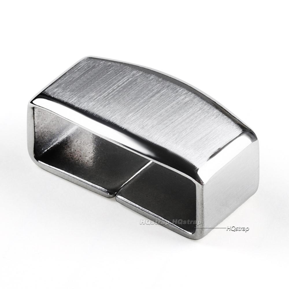 18mm 20mm Metal Ring Buckle Watchband Keeper for Seiko Heighten Movable Watch Strap Holder Loop Universal Steel Watch Pin Clasp