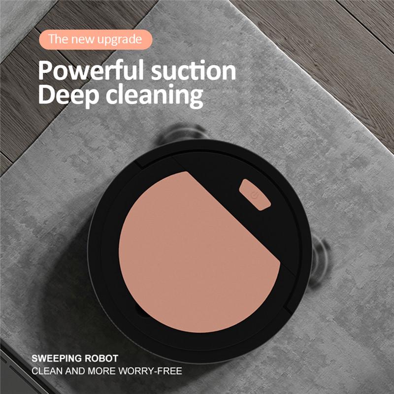 Cheap Robotic Vacuum Cleaner USB 3 in 1 Automatic Vacuuming Mopping
