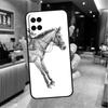Horse Sketch Case For Oppo A5 Pro A15 A17 A57 A77 A60 A80 A40 A18 A38 A58 A78 A98 A96 A76 A16 A94 A74 A54