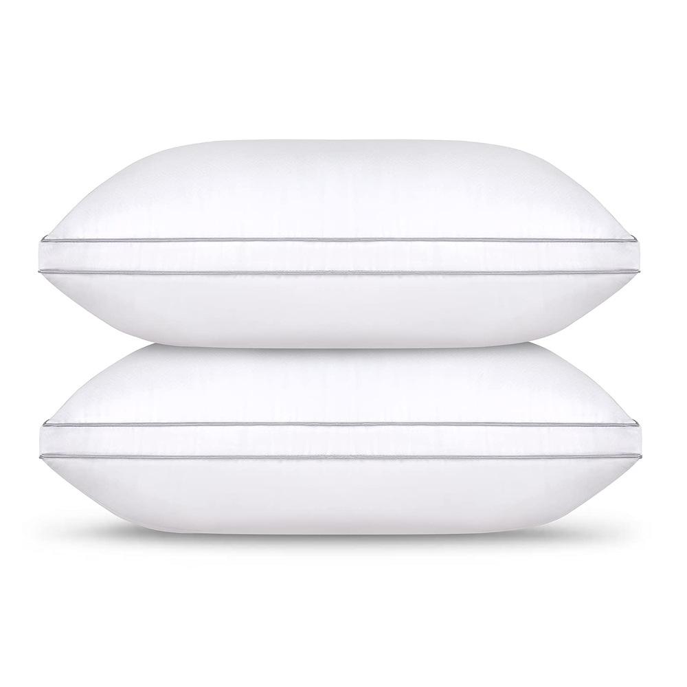 Pillow Polyester Pillow with Microfiber Standard Size Neck Pillow Hypoallergenic Ergonomic for Sleeping Neck Shoulder Pain Relief