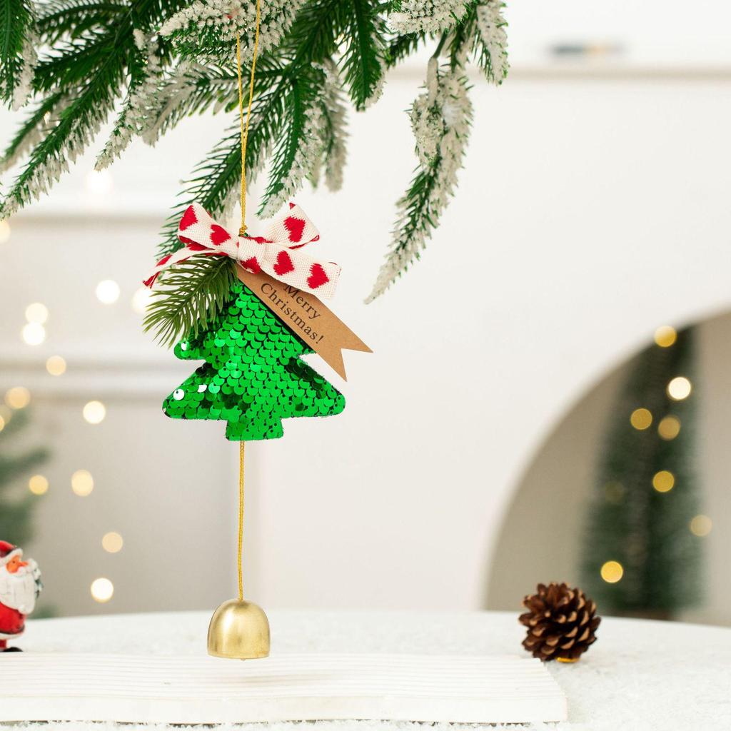 Festive Christmas Tree & Door Hanging Bells - Plush Ornaments & Gifts