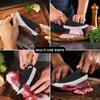 2pcs Stainless Steel Sharp Chef Knife Boning Meat Cleaver Butcher Handmade Forged Kitchen Knives Fruit Vegetable Mini Knife Set