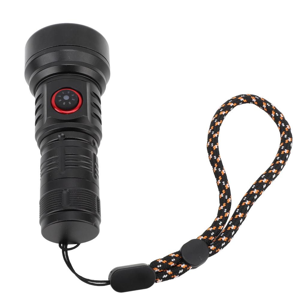 LED Mini Flashlight Aluminum Alloy 1000LM 5 Modes USB Rechargeable Portable Super Bright White Light Flashlight for