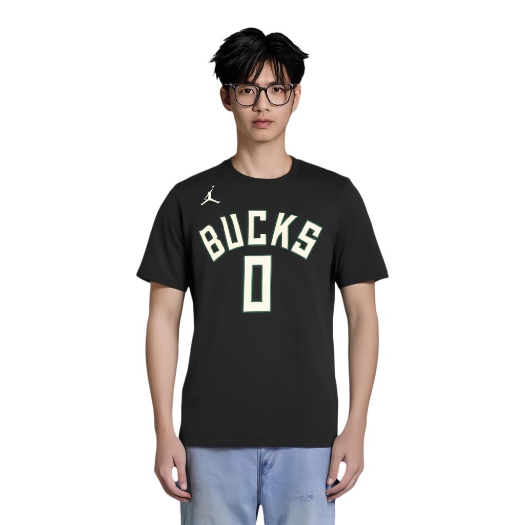 Jordan Letter Pullover Round Neck Short Sleeve T-Shirt Men T-Shirts Black DV5783-019