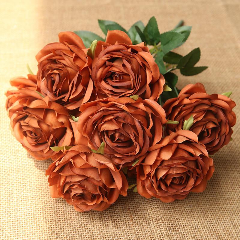 Highend Silk Rose Flower Decor For Wedding Home Photography And Outdoor Arrangements