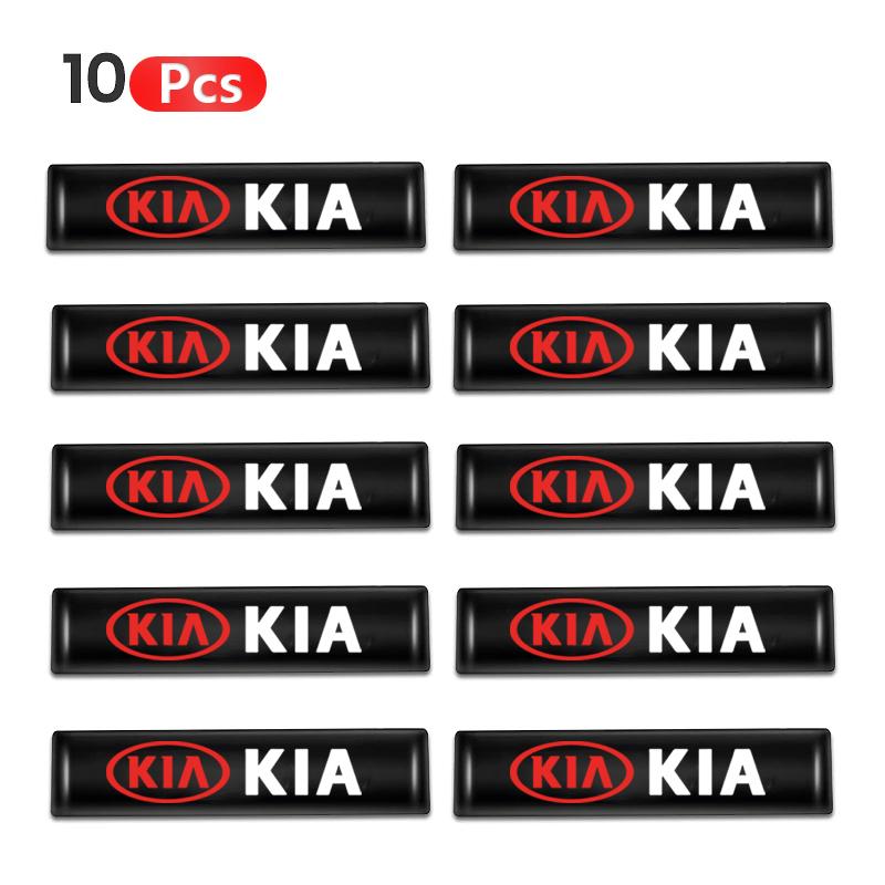 RGC1 3D Epoxy Car Interior Exterior Decoration Sticker for Kia Sportage Ceed Picanto Rio ProCeed Niro 5 3 4 K7 K5 K8 K3 Ray K9