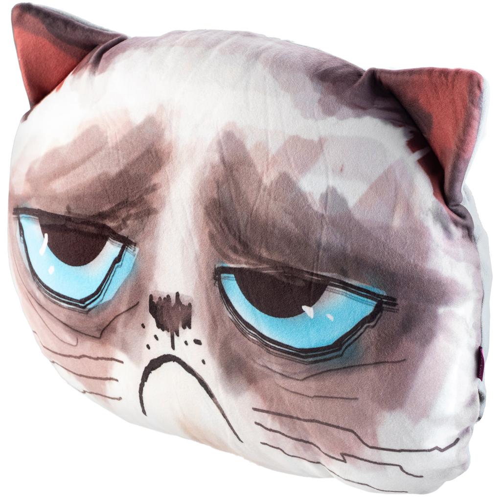 KADAX Pillow Pattern with Cat Print Mascot 30x45 Cm