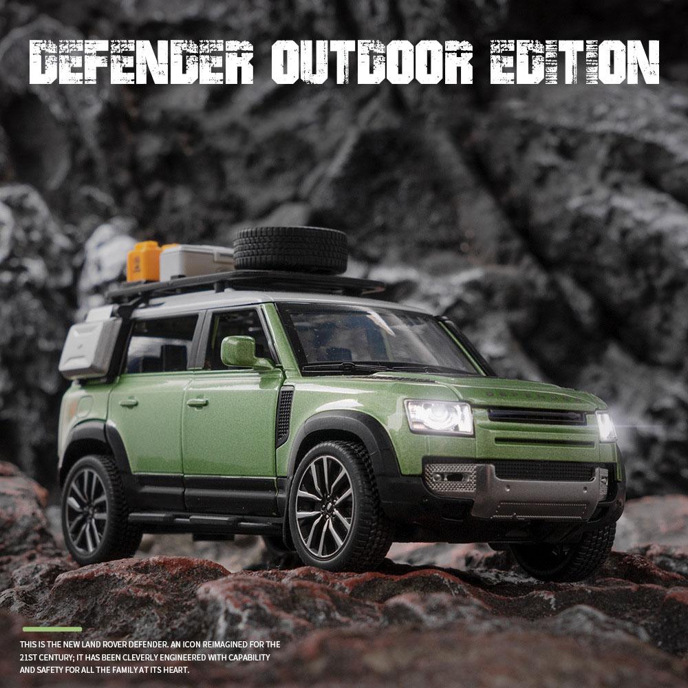 1:32 Scale Defender 2022 City ORV Alloy Car Model, Diecasts Metal Toy Sports Car Model with Sound and Light for Children Gifts