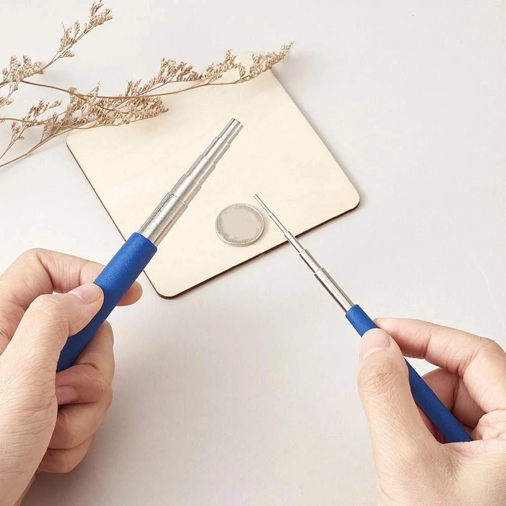 2pcs/set Iron Wire Winding Rods Wire Wrapping Tool DIY Jewelry Making,Loop Size:1.5mm/1.7mm/2.7mm/3.8mm/5mm/6mm/7mm/8mm/9mm/10mm