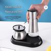 Minna Glass Oil & Vinegar Dispenser Set with Stainless Steel Tray