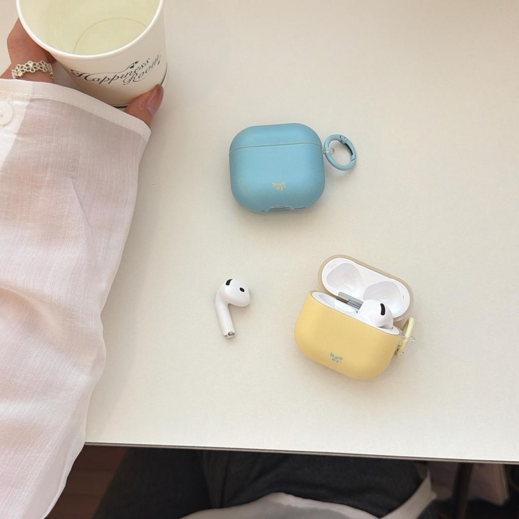 Three-color pink yellow and blue for AirPods1 earphone case Apple 1/1 generation AirPods pro1 protective case is simple