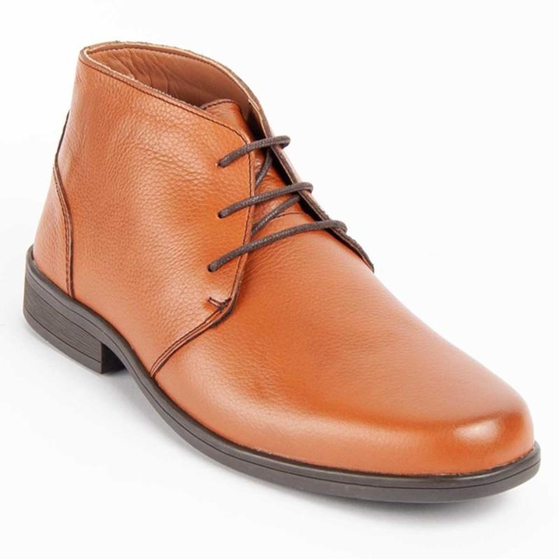 Bota De Piel Para Hombre.  Purapiel  Botiel12  102489