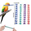 Palm Leaf Wooden Parrot Chewing Bird Toys Bird Cage Stand Pole Accessories Bird Chewing Tube Suitable for Budgerigar Parakeet