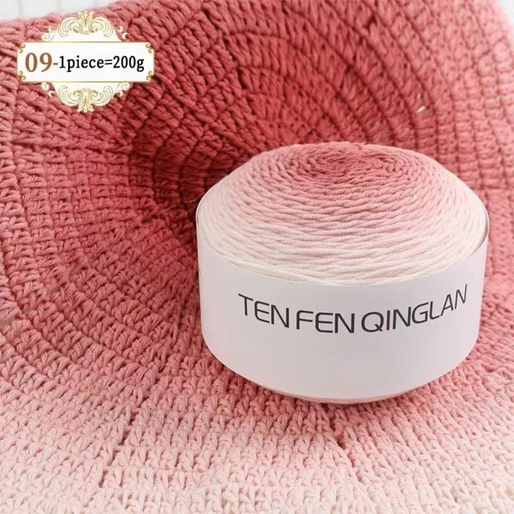 Colorful Gradient Yarn Lightweight Knitting Yarn DIY Acrylic Blended Yarn Handmade Crafts