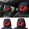 2pcs Vivid Printed Patterns Seat Headrest Protectors Auto Interior Decoration Cover  Year Round Use