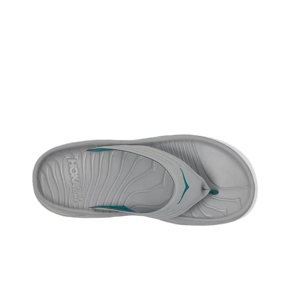 HOKA One One Ora Recovery Flip Pohodlné Všestranné žabky Pánské žabky Šedé 1099675-SYC