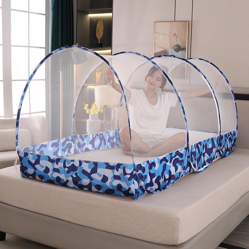 Portable Outdoor Mosquito Net Tent - No Installation, Mongolian Yurt Style, Insect Protection for Europe and America.